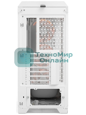 Корпус Fractal Design Meshify 3 XL White Ambience Pro RGB TG Clear Tint, Midi-Tower, белый, 3 x 140 мм