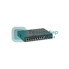 Коммутатор SKAT PoE-8E-2G v.2 PoE Plus 120Вт порты: 8-Ethernet 2-Uplink