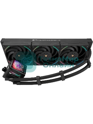 Система жидкостного охлаждения Thermalright Elite Vision 360 ARGB Soc-AM5/AM4/1200/1700/1851 черный 4-pin 27.7dB Al LCD Ret (E-VISION-360-BL-ARGB)
