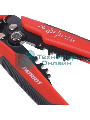 Стриппер PATRIOT WSP 210 P, автоматический, снятие изоляции и обжим клемм, 210 мм