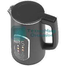 Чайник электрический Candy CK-400 1.7л. 2200Вт черный корпус: нерж.сталь/пластик (FM04WKM00RU)