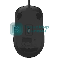 Мышь проводная A4Tech Fstyler FM26 серый/черный, 1600 dpi, USB, кнопки - 4