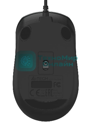 Мышь проводная A4Tech Fstyler FM26 серый/черный, 1600 dpi, USB, кнопки - 4