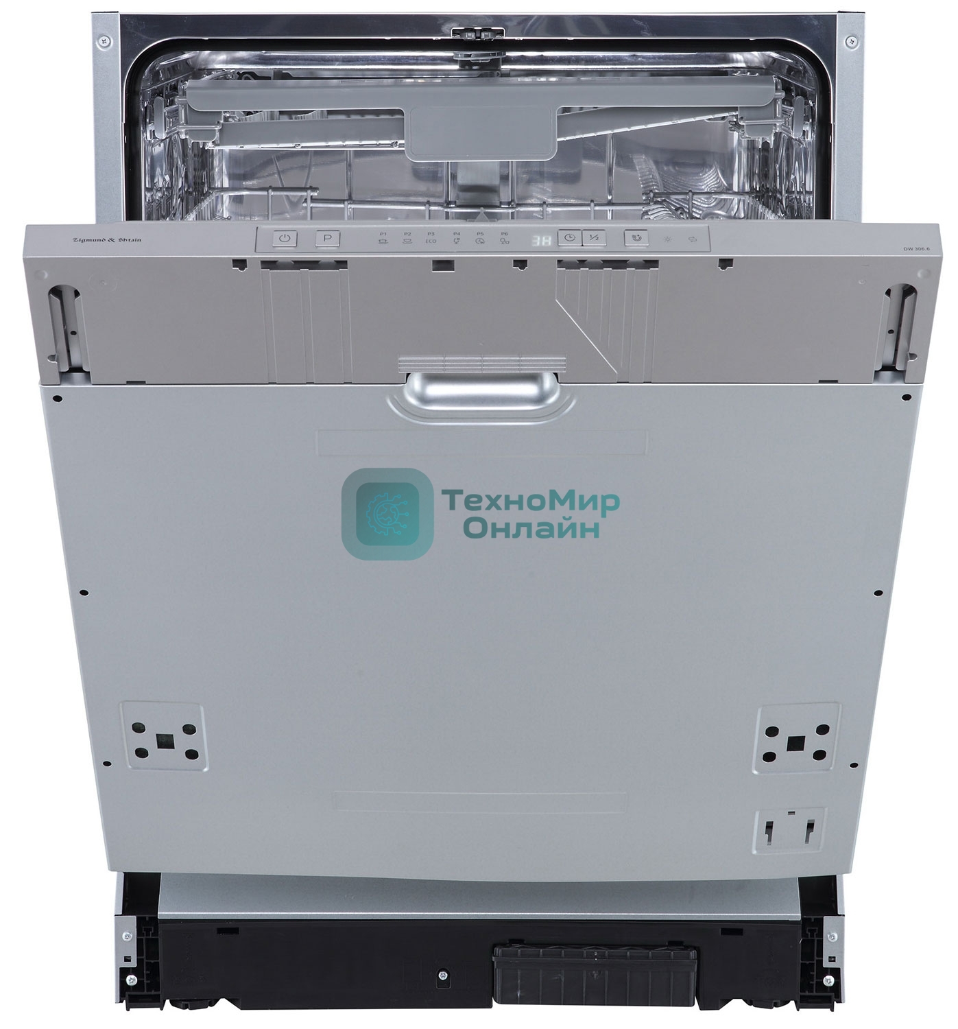 Встраиваемая посудомоечная машина Zigmund & Shtain DW 306.6, серый, 59.8 см, 14 компл., 49 дБ, класс A+++