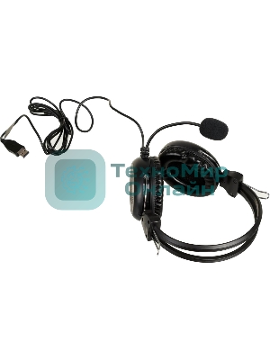 Гарнитура A4Tech HU-30 чёрный, проводная