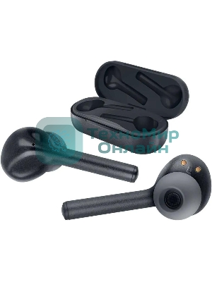 Наушники TWS SVEN E-705BT черный, внутриканальные, Bluetooth, до 4 ч