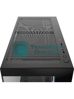 Корпус Ocypus Gamma C52 BK ARGB, Mini-Tower, чёрный, 3 x 120 мм