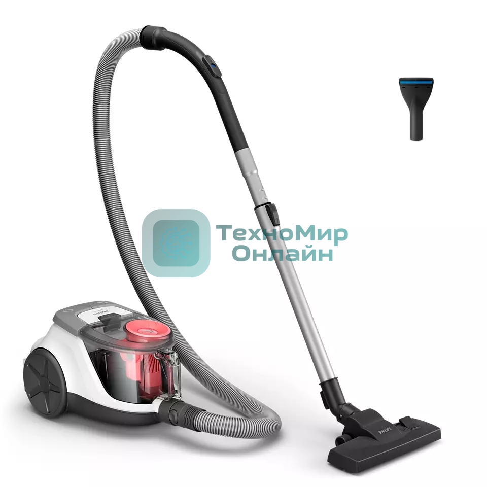 Пылесос Philips XB2042/01 белый/персиковый, 360/1800 Вт, уборка сухая, пылесборник контейнер 1.3 л