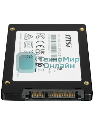 Накопитель SSD MSI SPATIUM S270, 480Gb, 2.5