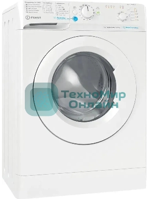 Стиральная машина Indesit BWSB 61051 WWV белый, загрузка фронтальная 6 кг, 1000 об/мин., класс: А