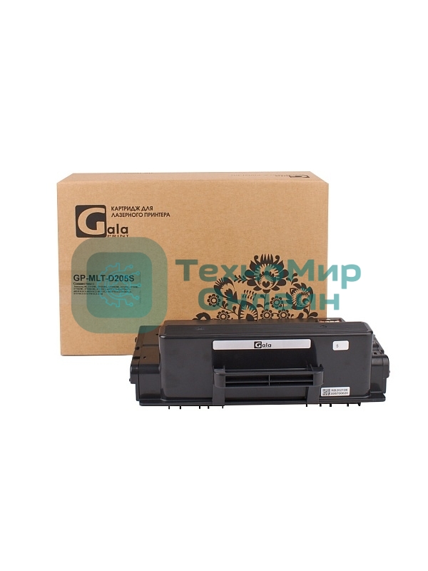 Картридж лазерный GalaPrint GP-MLT-D205S черный (2000 стр) для Samsung ML-3310/ML-3310D/ML-3310ND/ML-3312/ML-3710/ML-3710D/ML-3710ND/ML-3712/SCX-4833/SCX-4833FD/SCX-4833FR/SCX-4835/SCX-5637/SCX-5637FR/SCX-5639/SCX-5737/SCX-5737FW/SCX-5739