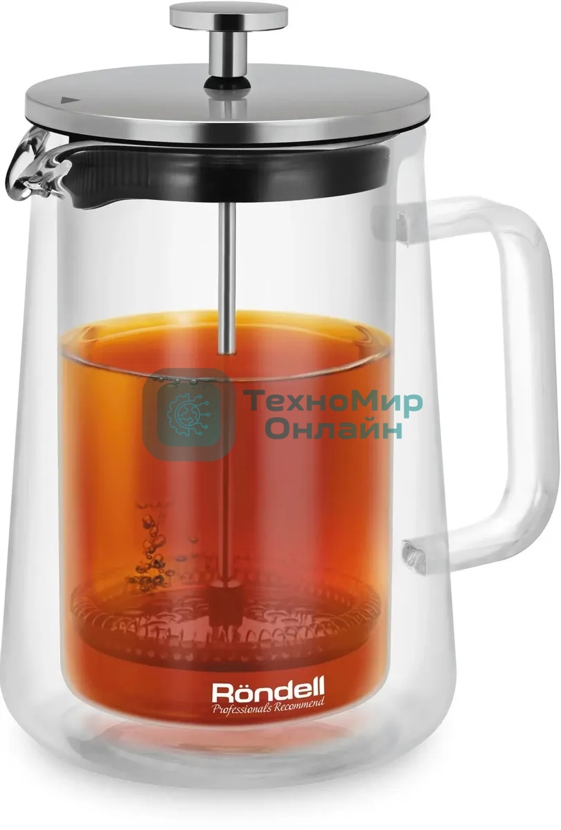 Френч-пресс с двойными стенками 1,0 л Rondell RDS-1824 Eletto