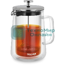 Френч-пресс с двойными стенками 1,0 л Rondell RDS-1824 Eletto