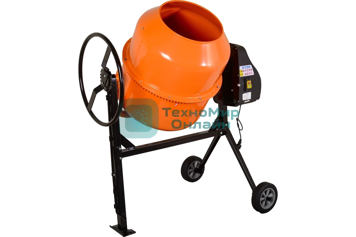 Бетономешалка Вихрь БМ-205 (74/1/5) 900 Вт, 205 л, чугунный венец, 32 об/мин
