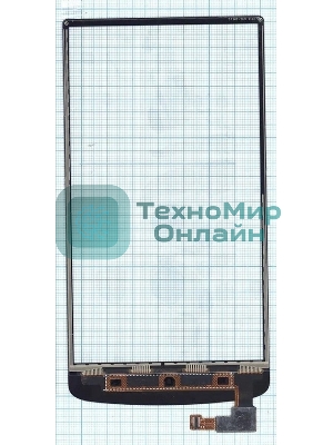Сенсорное стекло (тачскрин) для OPPO N1, черное