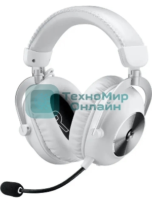 Гарнитура Logitech G Pro X 2 Lightspeed белый, беспроводная + проводная, Bluetooth/USB/3.5 мм, до 50 ч