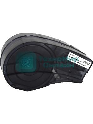 Картридж ленточный Cactus CS-M21-125C342 черный шрифт, белый фон (6 мм, 2.1 м) для Brady BMP21-PLUS, BMP21, BMP21-LAB