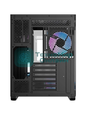 Компьютерный корпус Ocypus Iota C70 BK ARGB ATX/win/black/6 ARGB fans/no PSU/Tempered Glass