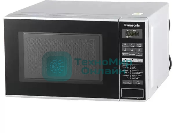 Микроволновая печь Panasonic NN-GT264MZPE серебристый/черный, 20 л, 800 Вт, переключатели - сенсор