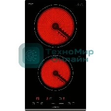 Электрическая варочная панель Hyundai HHE 3286 BG черный