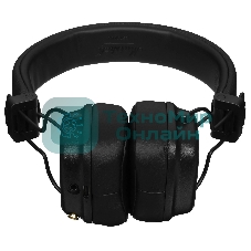 Беспроводные/проводные наушники Marshall Major IV черный, накладные, Bluetooth + проводной, беспроводная зарядка, до 80 ч