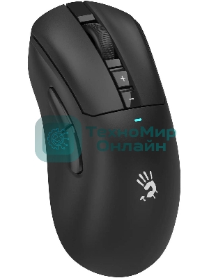 Мышь A4Tech Bloody R73 Pro черный оптическая 26000dpi беспров. USB-C 7but (R73 PRO BLACK)