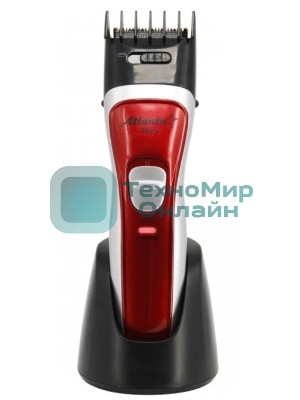 Машинка для стрижки Atlanta ATH-6909 (красный) аккумуляторная
