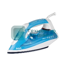 Утюг BBK ISE-2400 бирюзовый/белый, 2400 Вт, 35 г/мин, 140 г/мин, 280 мл