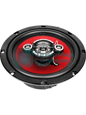 Колонки автомобильные Ural DDB AS-D1741 190Вт 16см (6.5дюйм) (ком.:2кол.) коаксиальные четырехполосные