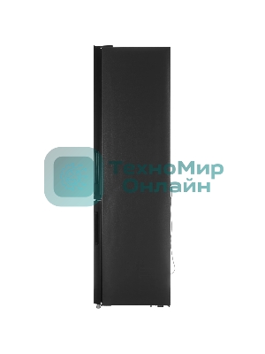 Холодильник Candy CFN6200B черный двухкамерный 243/91л морозилка снизу, No Frost