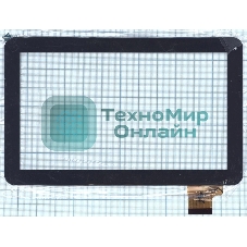 Сенсорное стекло (тачскрин) YTG-P10019-F4, черное