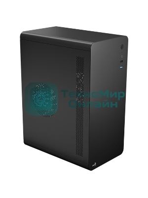 Компьютерный корпус Aerocool / Formula CS-110-S-BK-v1 (mATX, 0.7мм, USB 3.0 x1, USB 2.0 x2, 1x 8см Black Fan)