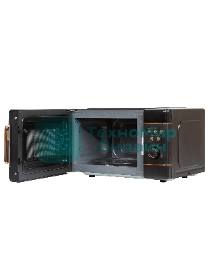 Микроволновая печь JVC JK-MW270D черный, 20 л, 700 Вт, переключатели - кнопки, поворотный механизм