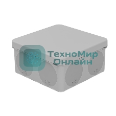 Коробка распаячная Rexant для прямого монтажа ОУ, HF, 100х100х50мм, IP67 (мембранные вводы)