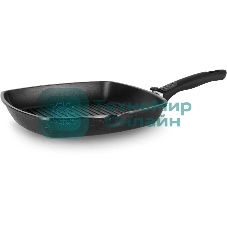 Сковорода-гриль Rondell Escurion RDA-869, 28 см, съемная ручка, без крышки, черный