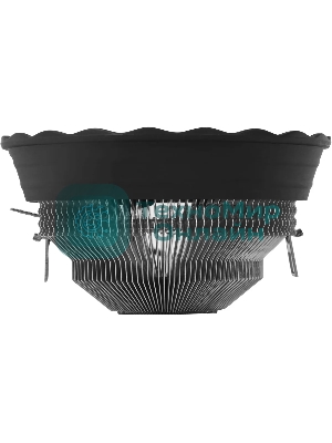 Кулер для процессора Digma D-CPC95-2 синий/черный, 120 мм, алюминий, 1500 об/мин, 29 дБ, 3 pin, 95 Вт, 66 мм