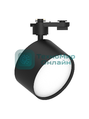 Светильник трековый на шинопровод Feron AL166 ДПО GX70 без лампы черный