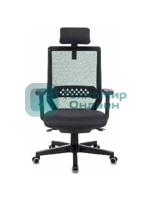 Кресло Бюрократ EXPERT TW-01 черный, сетка, подголовник