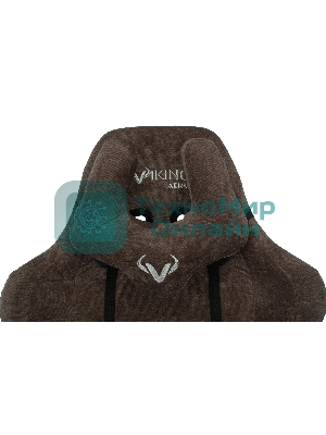 Кресло Бюрократ VIKING KNIGHT LT10 FABRIC коричневый, ткань, 120 кг, механизм качания