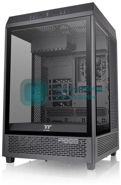 Компьютерный корпус Thermaltake The Tower 500 черный без БП ATX 1x120мм 3x140мм 4xUSB 3.0 2xUSB3.1 audio bott PSU