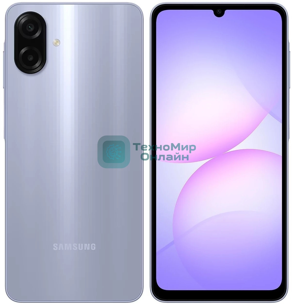Смартфон Samsung Galaxy A07 4/128Gb, фиолетовый