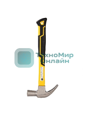 Молоток-гвоздодер Deli DL5027Y 500 гр Фибергласовая рукоять