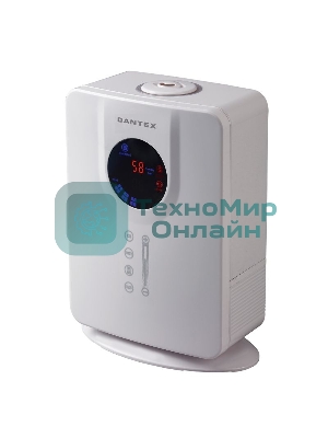 Увлажнитель воздуха Dantex D-H50UG белый, 25 Вт, 5 л, ультразвуковой, ионизация