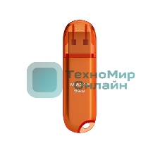 Флешка USB Maxvi P1 orange (FD64GBUSB20C10P1), 64Gb, USB 2.0, R/W 12/5, оранжевый