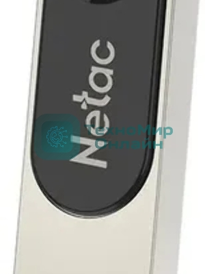 Флешка USB Netac U278 (NT03U278N-064G-32PN), 64Gb, USB 3.0, R/W 90/45, серебристый/черный