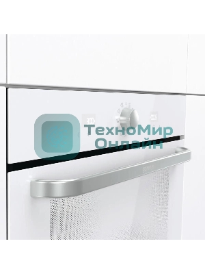 Электрическая духовка Gorenje BOS67371SYW 60 см, 77 л, Коллекция: Simplicity, Очистка паром AquaClean, 12 режимов, белый