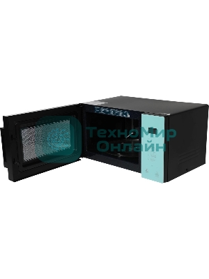 Микроволновая печь Samsung MG23T5018AN/BW голубой, 23 л, 800 Вт, переключатели - сенсор