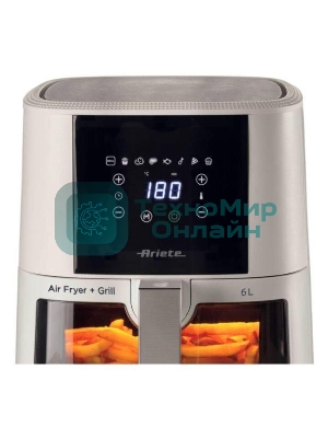 Аэрофритюрница Ariete 4626/03 белый, 1300 Вт, 6 л, сенсор, 8 программ