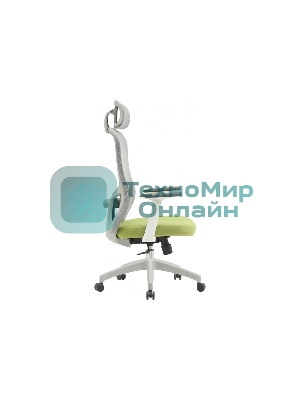 Кресло Cactus CS-GMC515-GYGN серый, сетка, подголовник