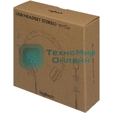 Гарнитура Logitech H650e чёрный, проводная, USB